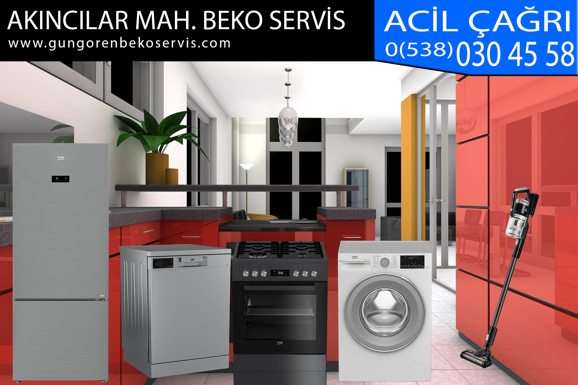 akıncılar mahallesi beko servis