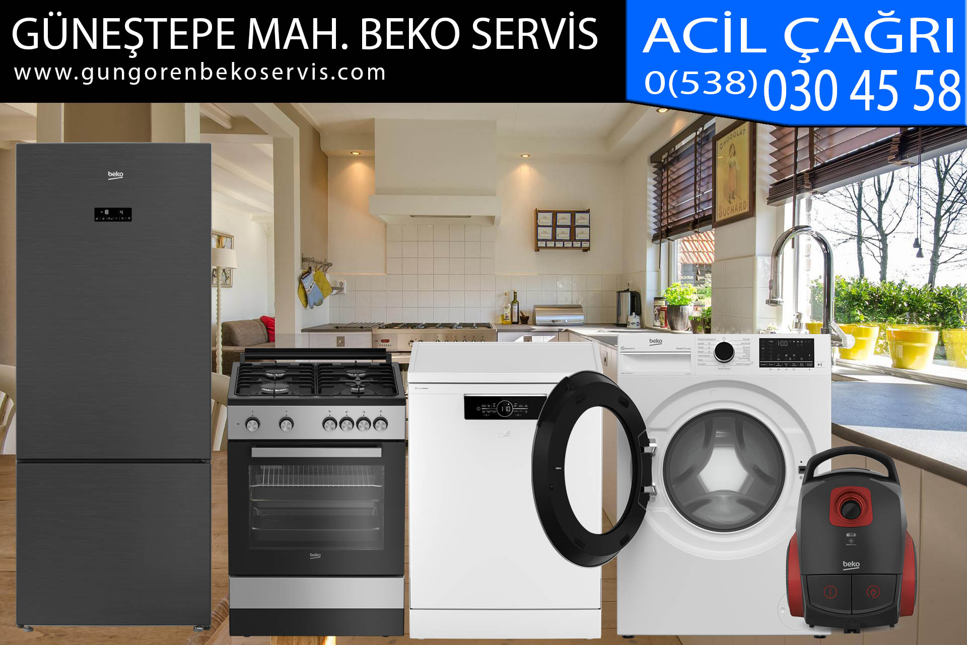 güneştepe mahallesi beko servis