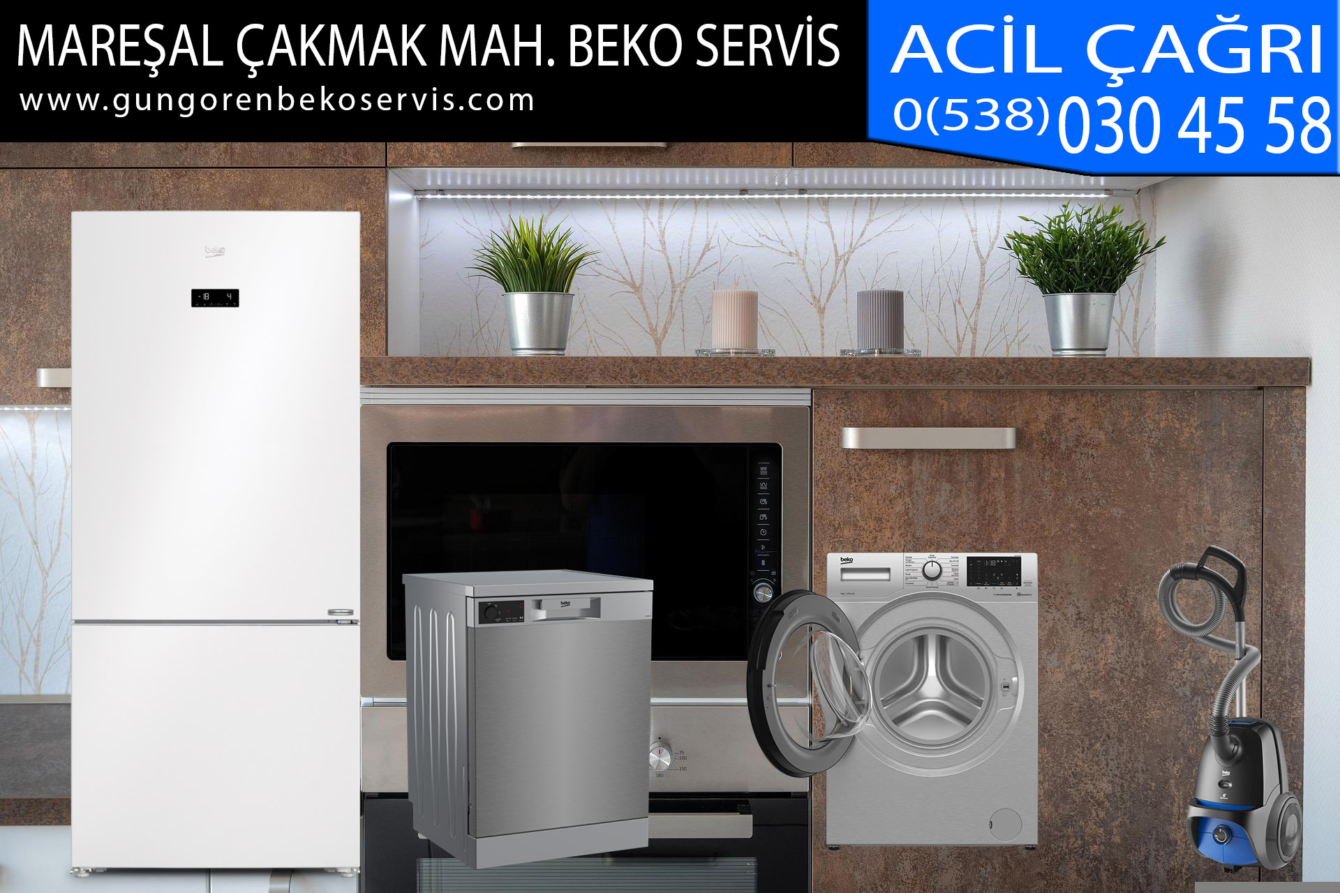 mareşal çakmak mahallesi beko servis