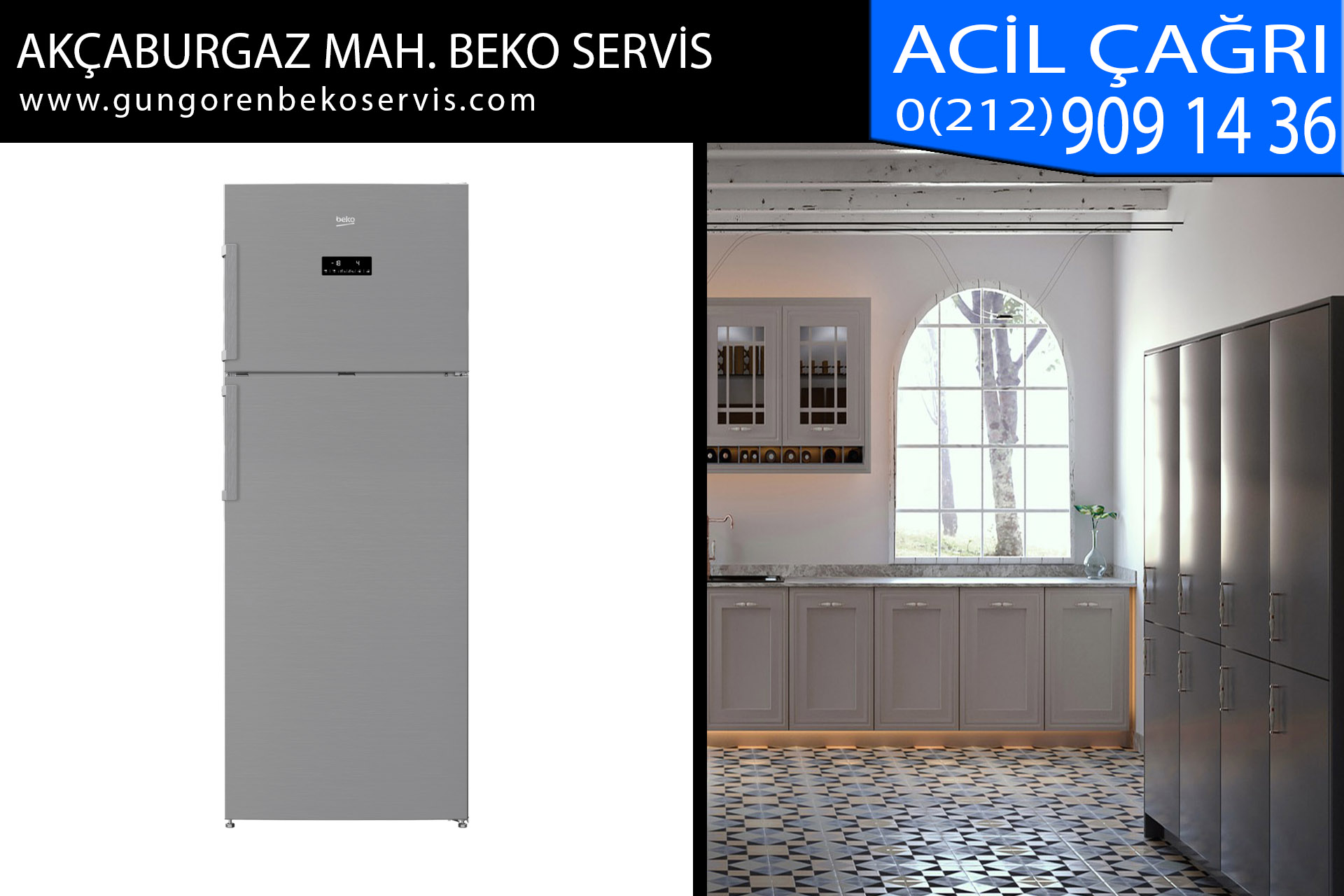 akçaburgaz mahallesi beko servis