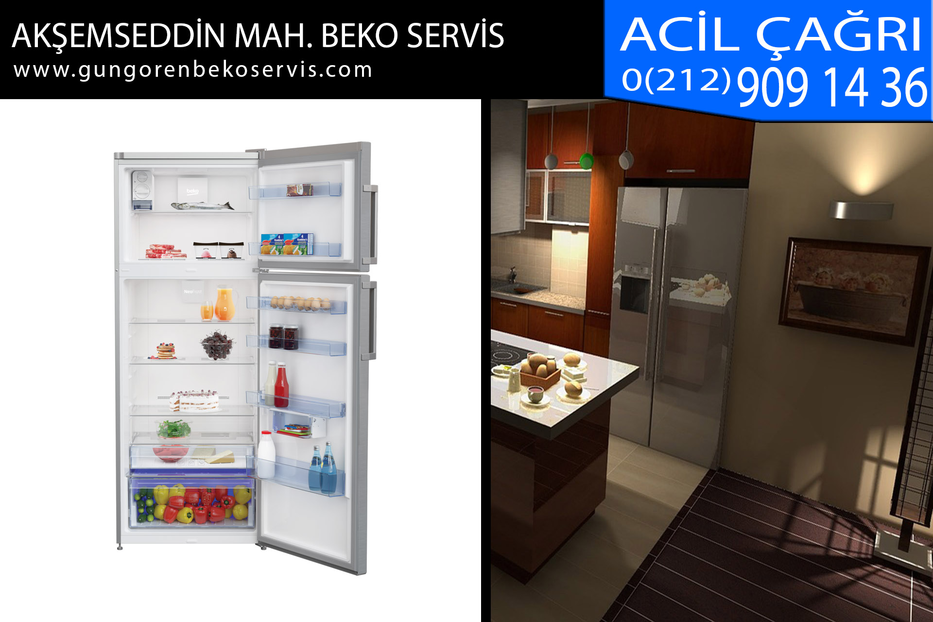 akşemseddin mahallesi beko servis