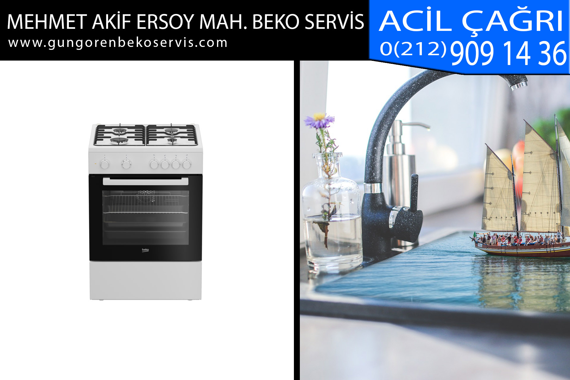 mehmet akif ersoy mahallesi beko servis