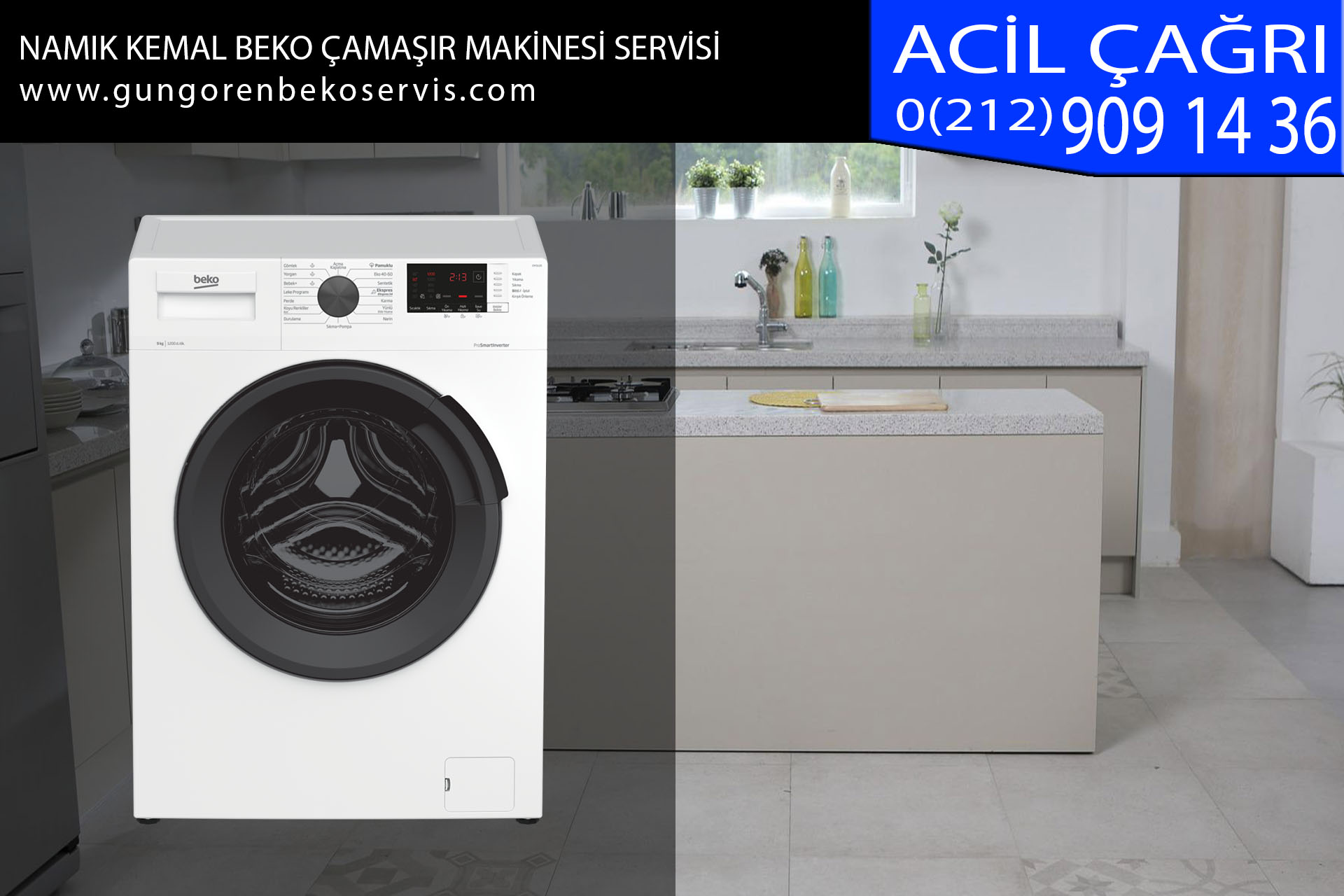 namık kemal beko çamaşır makinesi servisi