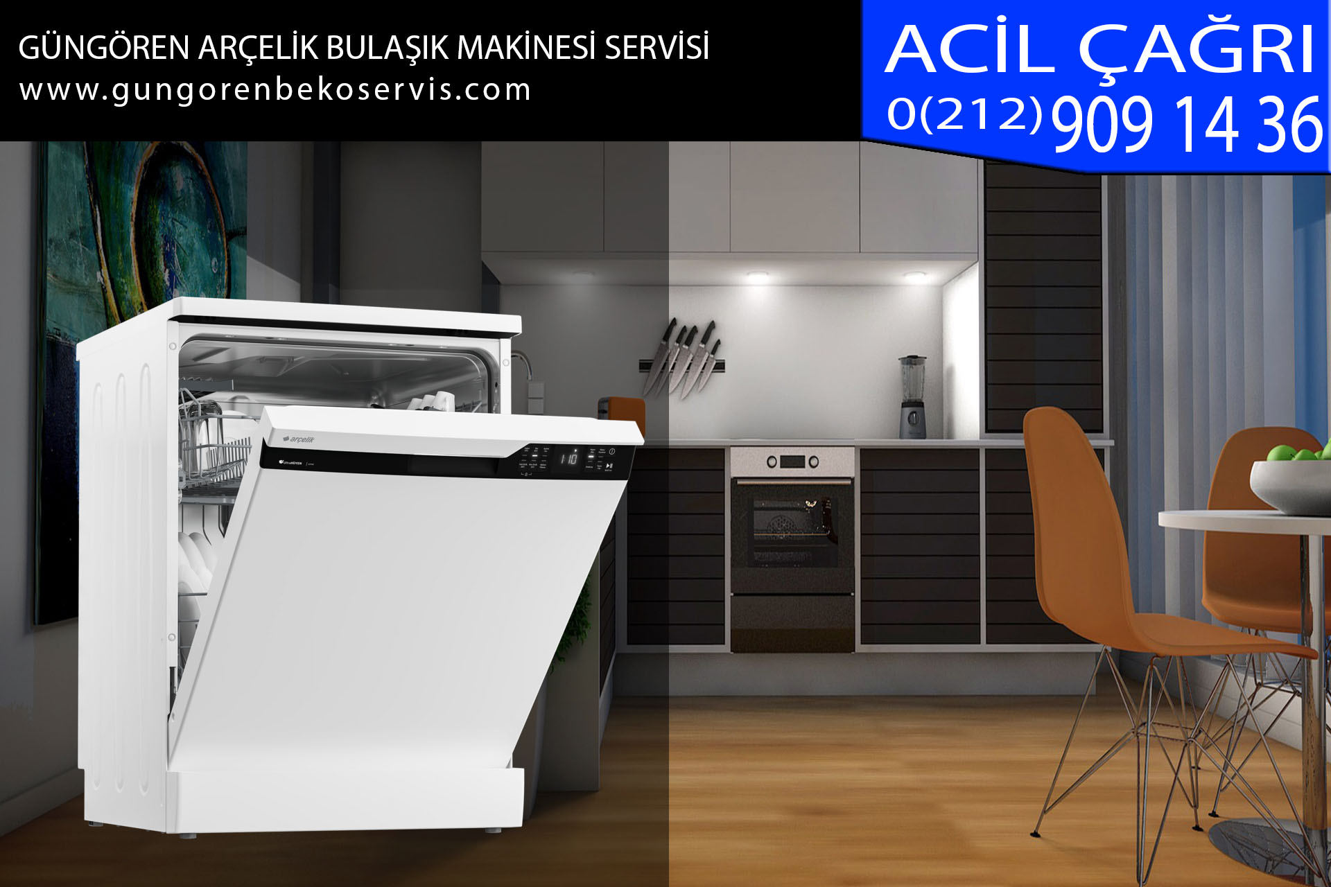 güngören arçelik bulaşık makinesi servisi