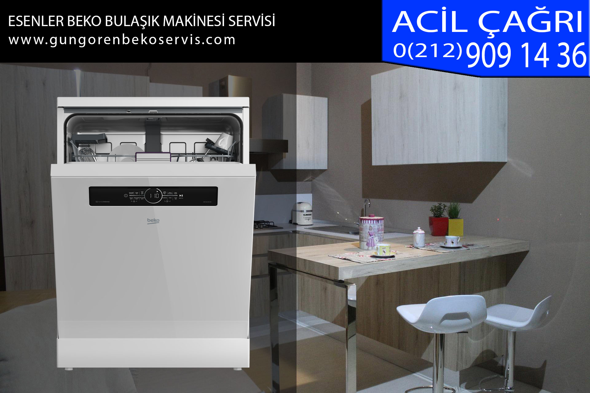 esenler beko bulaşık makinesi servisi