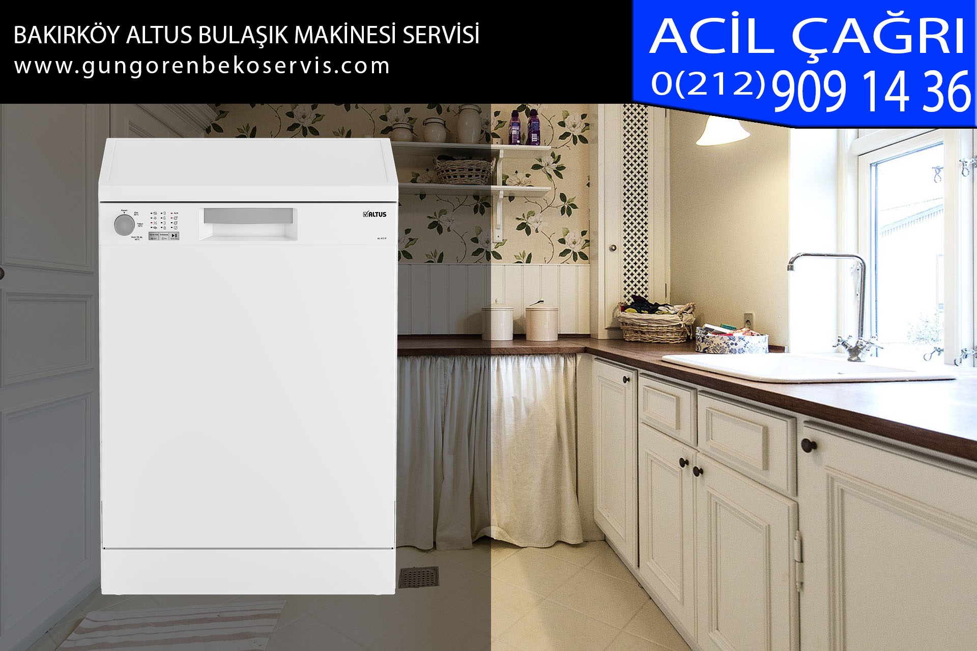 bakırköy altus bulaşık makinesi servisi