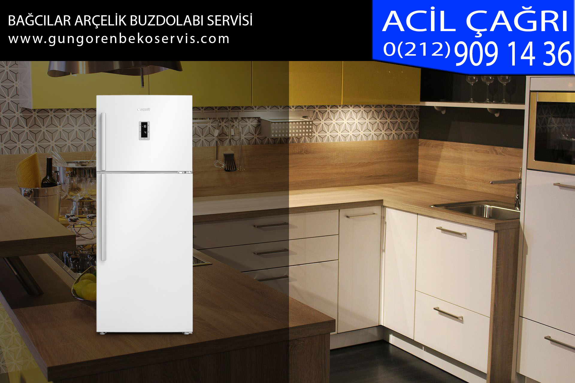 bağcılar arçelik buzdolabı servisi