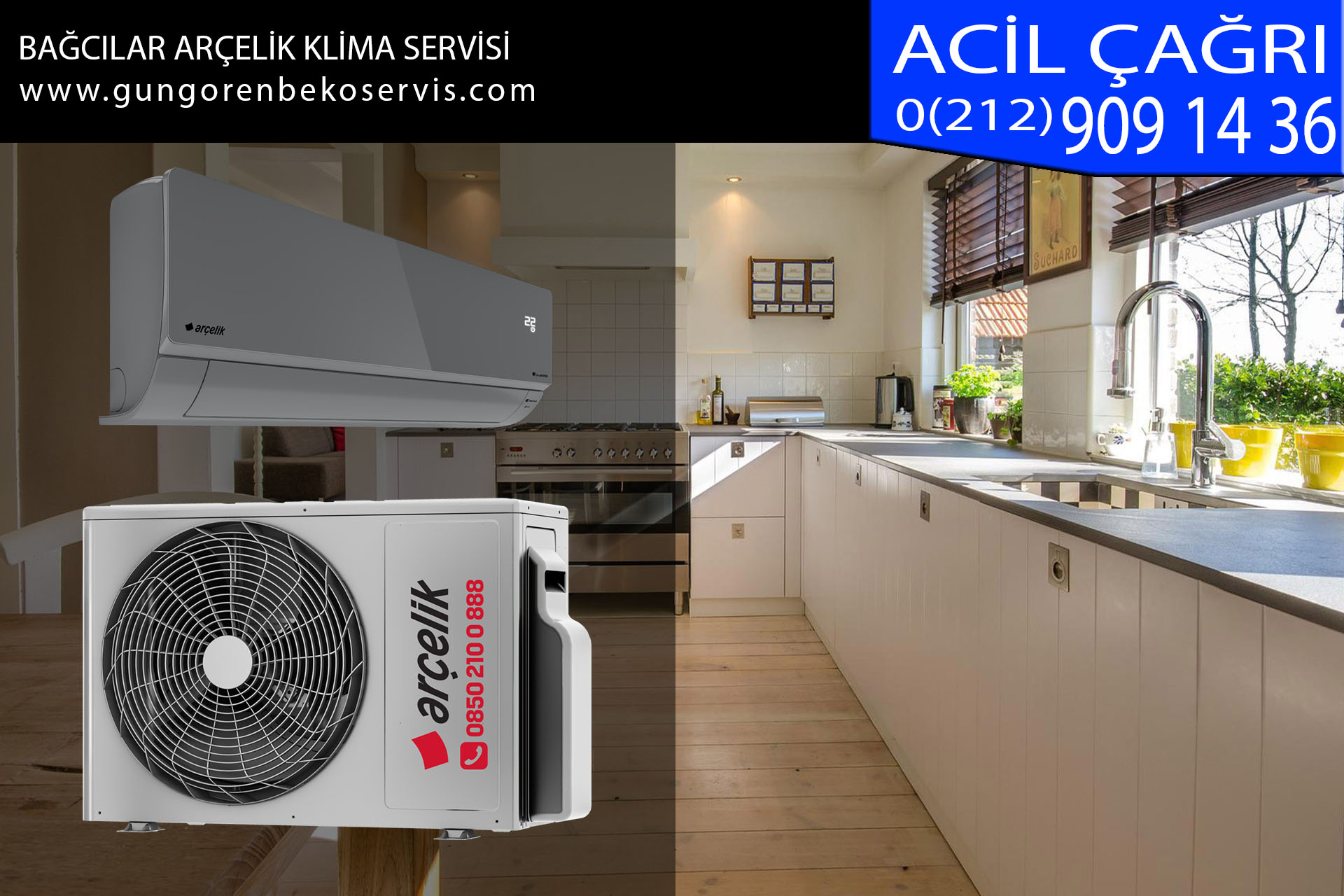 bağcılar arçelik klima servisi