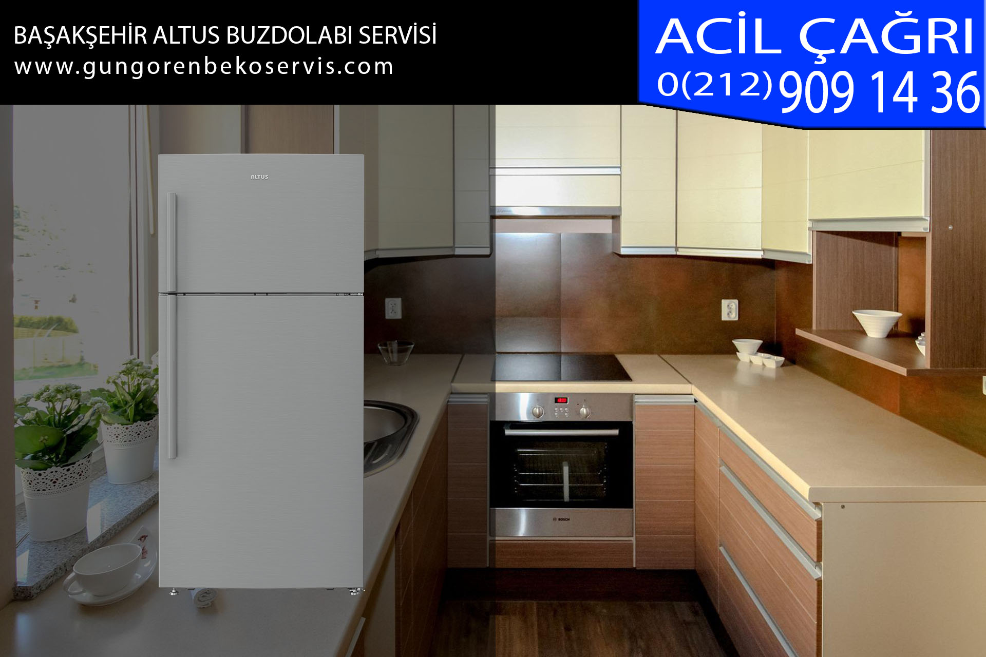 başakşehir altus buzdolabı servisi