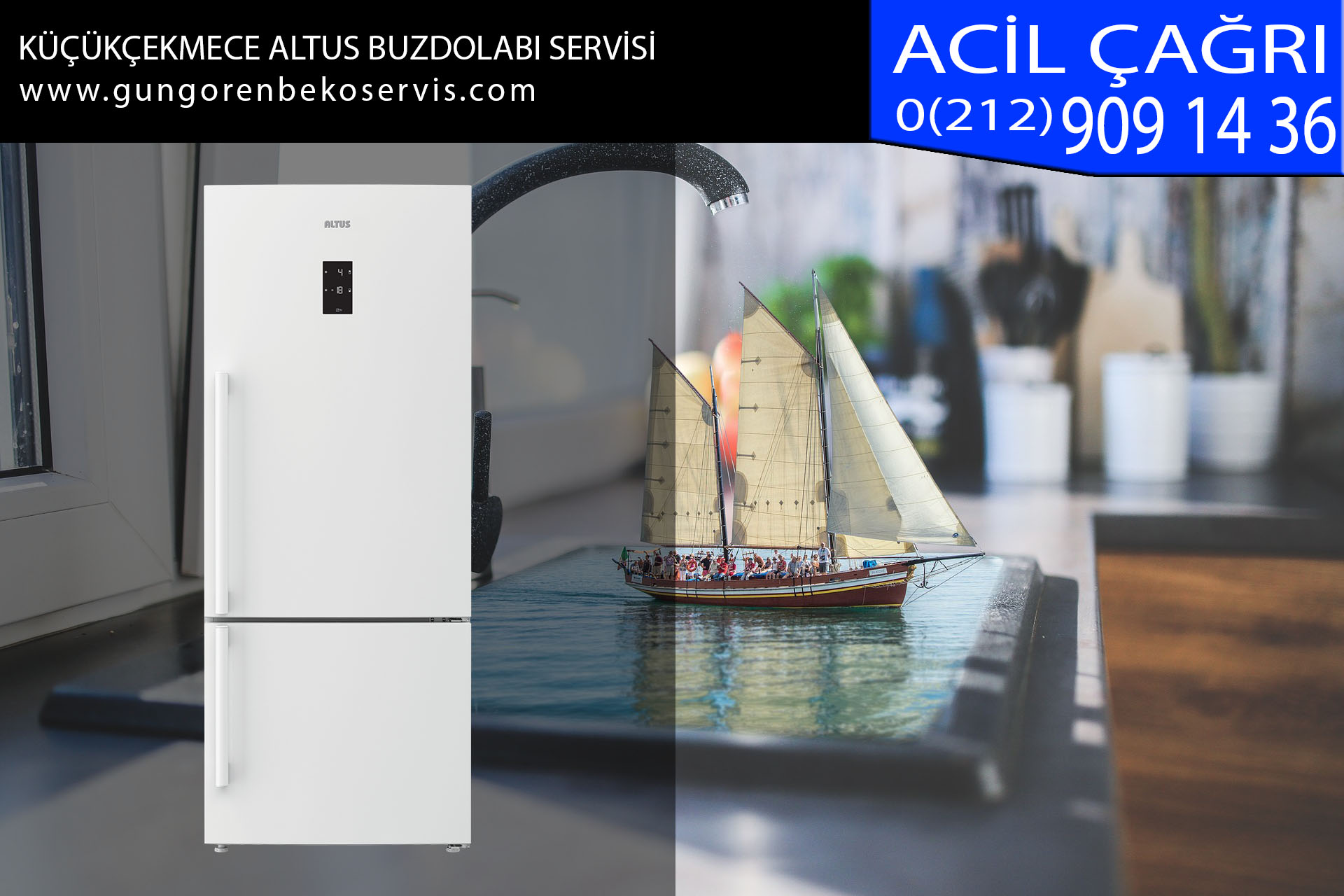 küçükçekmece altus buzdolabı servisi