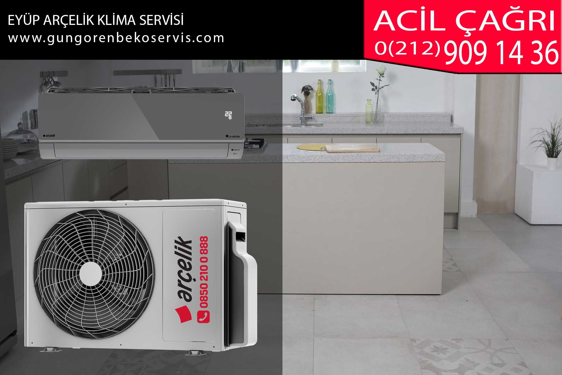 eyüp arçelik klima servisi