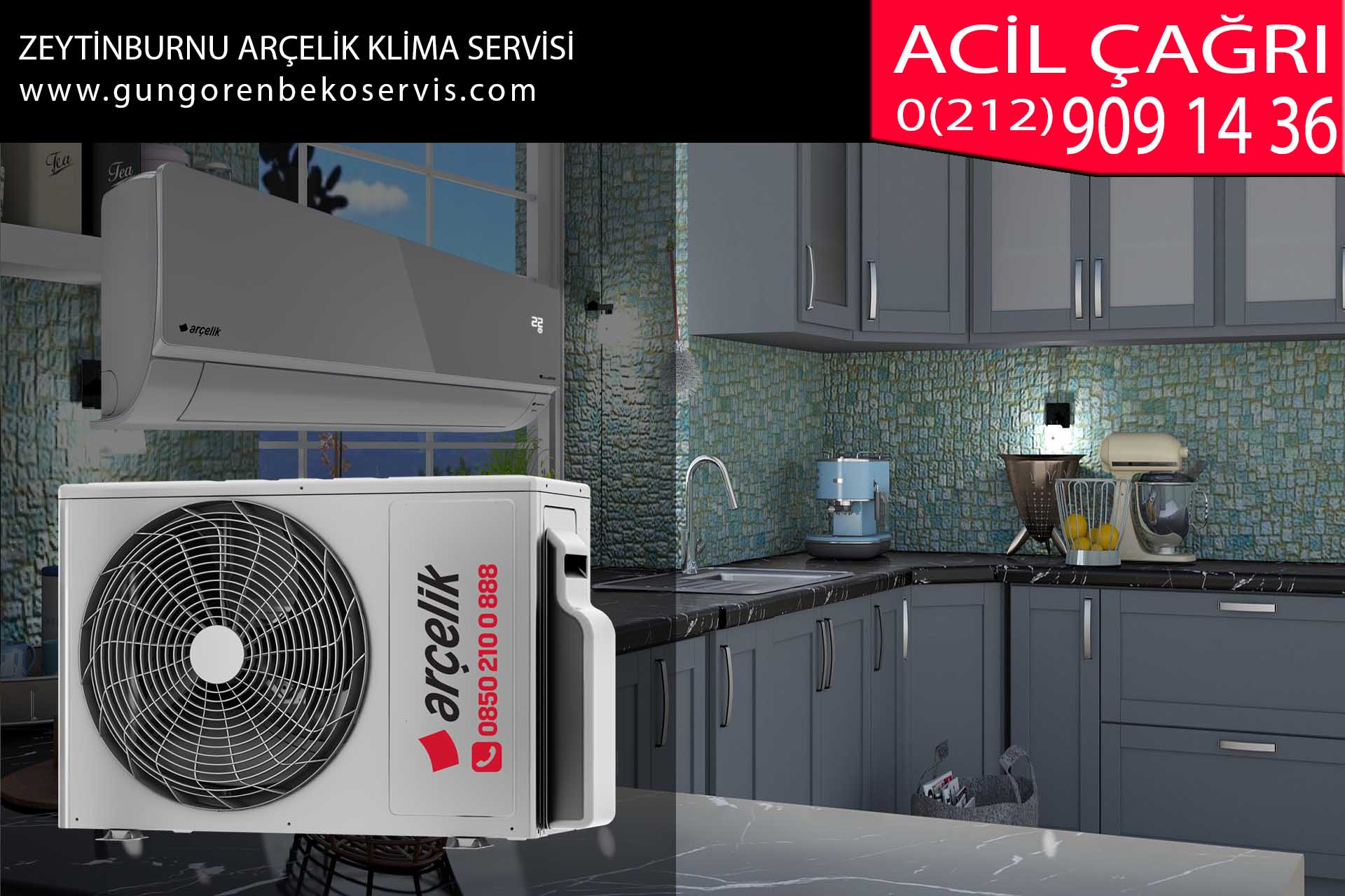 zeytinburnu arçelik klima servisi