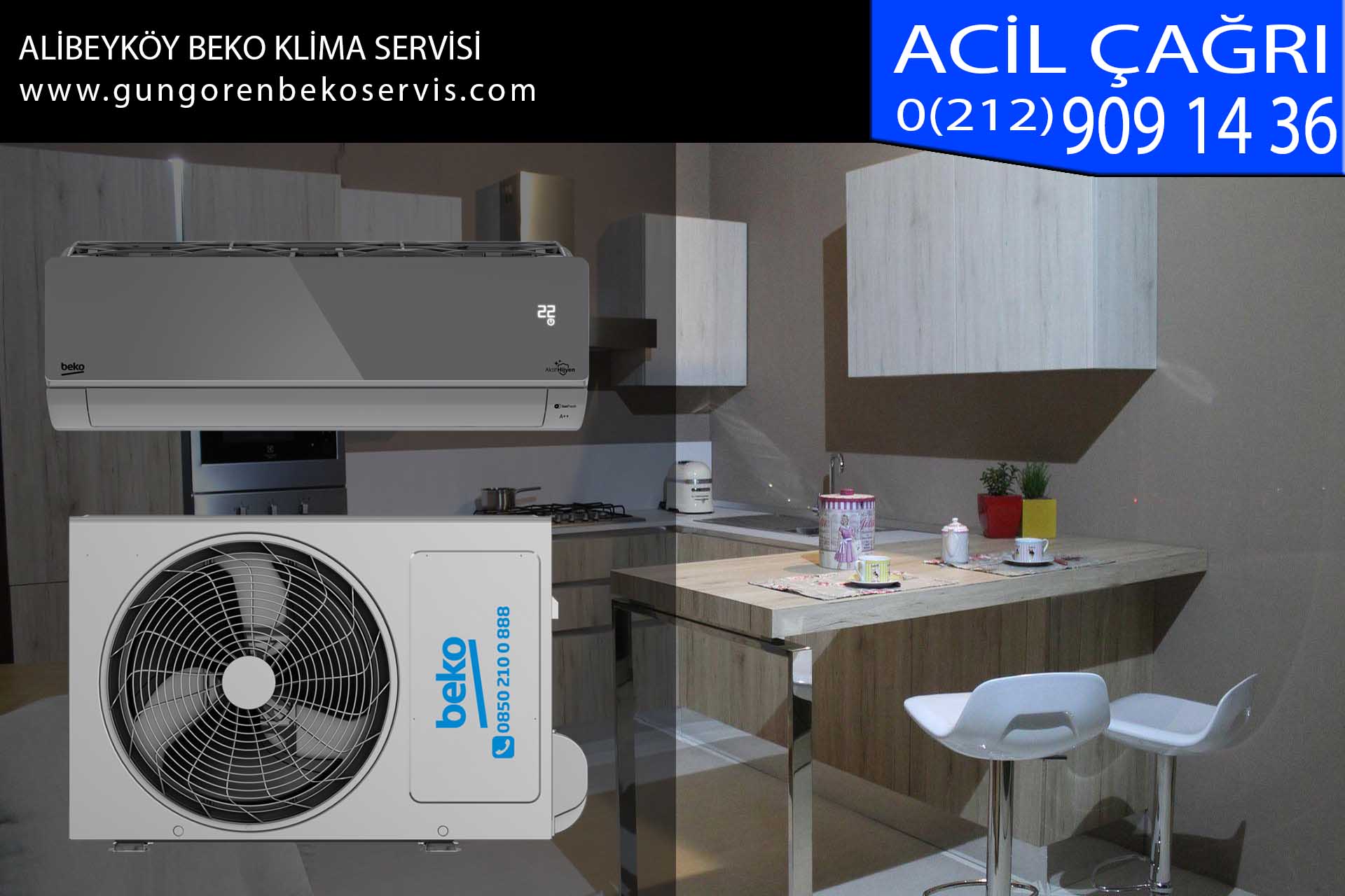 alibeyköy beko klima servisi